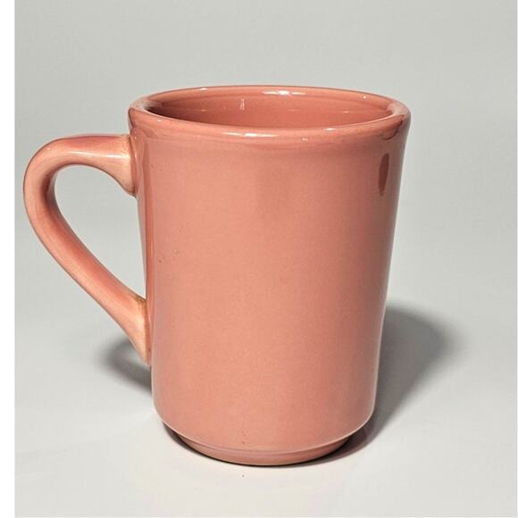 Vintage 1980s Homer Laughlin USA Fiesta Rose Pink Coffee Mug - Picture 1 of 8